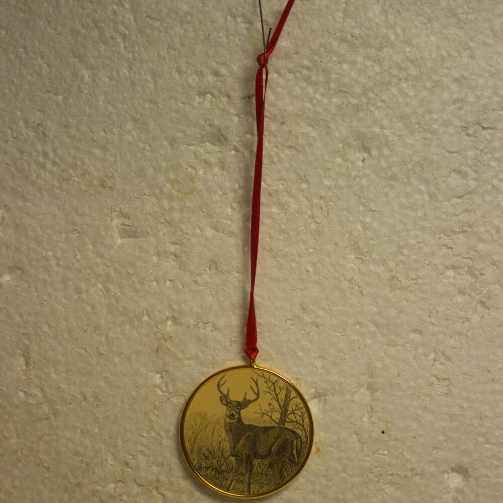 Barlow Standing Deer 2 Inch Ornament